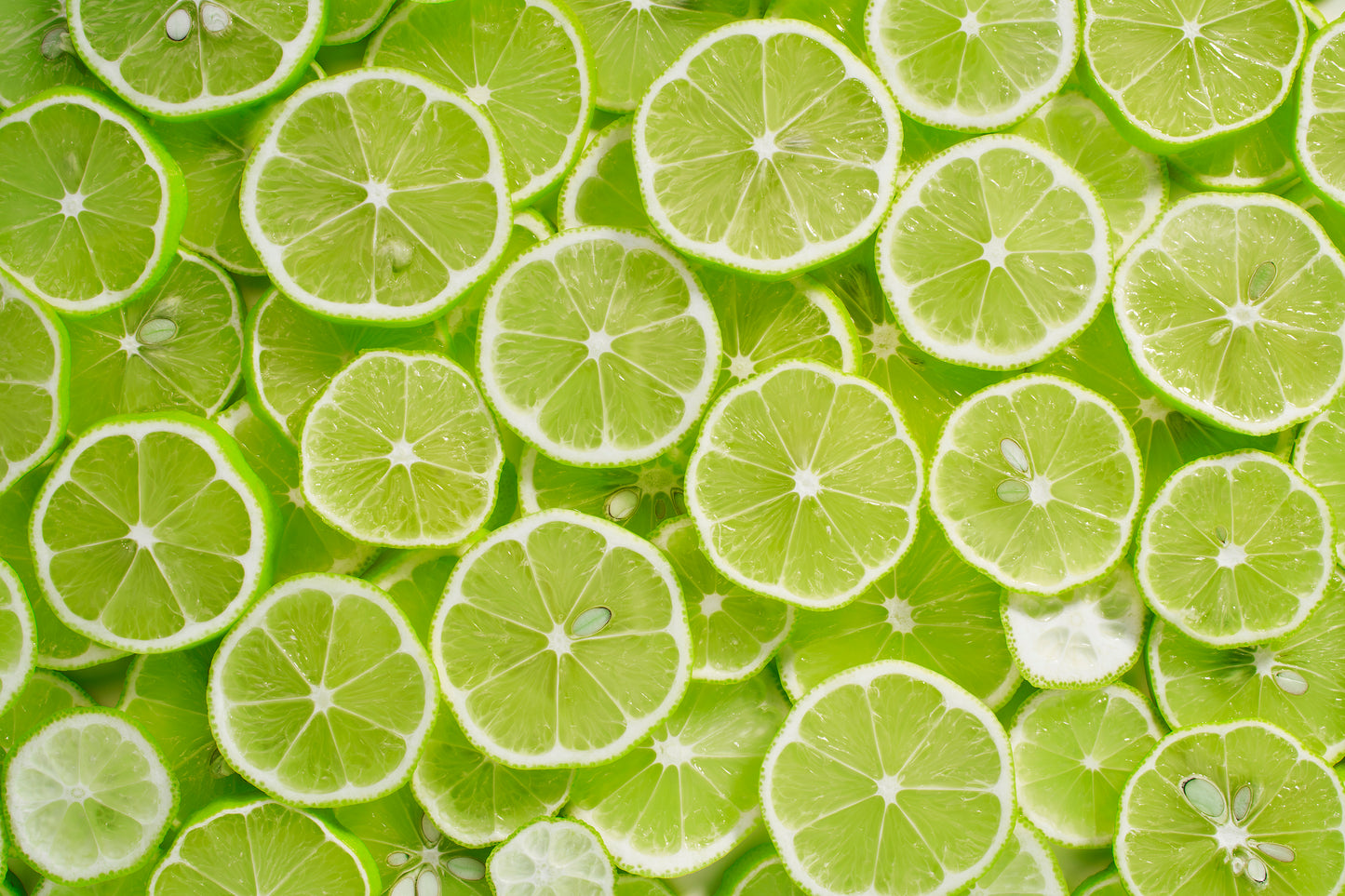 35 Lime Slice Garnishes